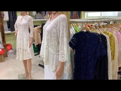 3CM 刺繍入りブライダルレース アフリカメッシュ ナイロン/ポリエステル