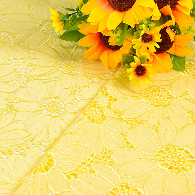 Milk Silk Polyester Guipure Lace Trim 135Cm Width Polyester Embroidery Lace Trimming