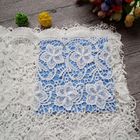Water Soluble Flower Lace Fabric By The Yard High Fastness For Women Dresses