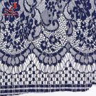 Wholesale French Royal Blue Lace Fabric Textiles Product Voile For Garment