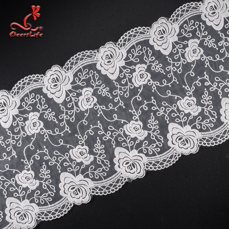 Pollution - Free Underclothes Embroidered Lace Trim For Sensitive Skin